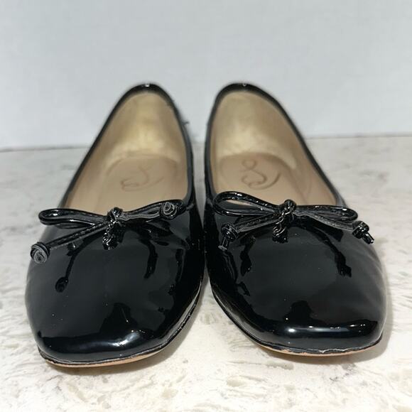 Sam Edelman Marisol Ballet Flat in Black Patent Leather - Picture 6 of 15